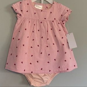 0-3 month lady bug outfit